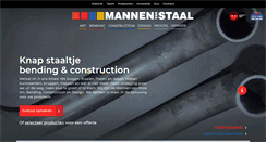 Desktop Screenshot of mannenvanstaal.nl