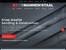 Tablet Screenshot of mannenvanstaal.nl